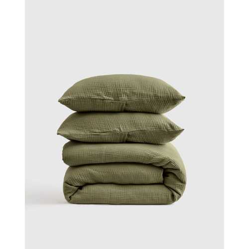 Organic Airy Gauze Duvet Cover Set | Quince