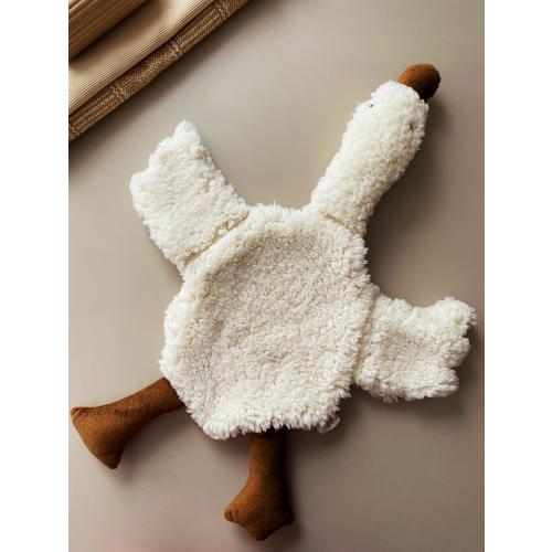 Handmade Goose Plush Toy for Babies / Kids - Soft Sleep Companion, Organic Cotton, Safe / Cuddly Baby Shower Gift, Cute Duck Plush