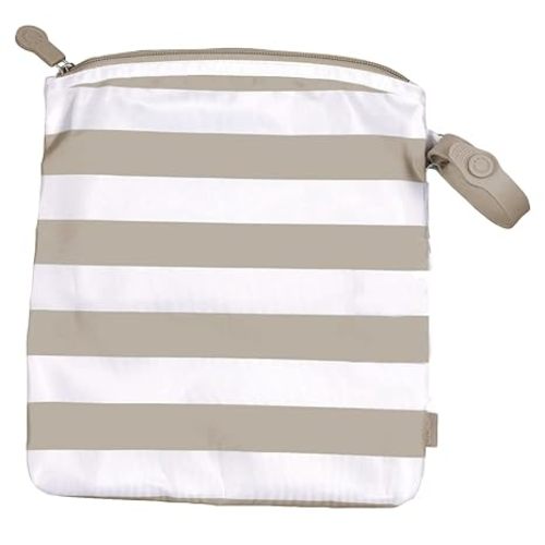 Ubbi On-The-Go Changing Baby Mat with Carrying Bag, Soft and Comfortable Diaper Bag Accessory Must Have for Newborns, Easy to Clean, Portable Changing Pad, Taupe - Taupe Changing Mat & Bag
