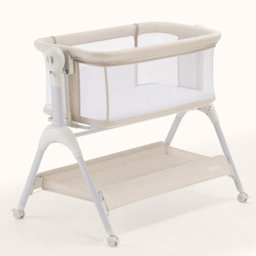 HARPPA Cuddly Sway | 3-in-1 Rocking Baby Bassinet & Bedside Sleeper with Anti-Reflux Mattress for Newborns | Attaches to Bed, Adjustable Height, Tool-Free Setup, Portable Wheels, CPSC Certified, Gentle Rocking Motion | Ideal for Infants, Safe Co-Sleeping