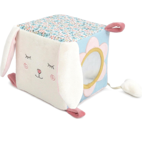 MON AMI Bunny Activity Cube - Montessori Toys for Babies & Toddlers 6+ Months, Sensory Interactive Learning Toys, Ideal Gift for Christmas