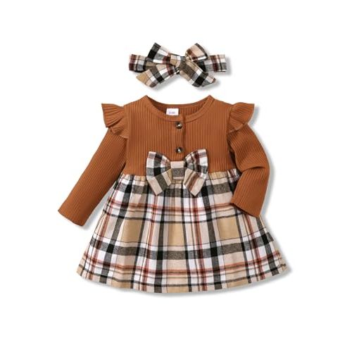 Baby Girl Dresses Clothes Infant Newborn Plaid Tutu Tulle Dress Party Birthday Princess Flower Dresses for Girls