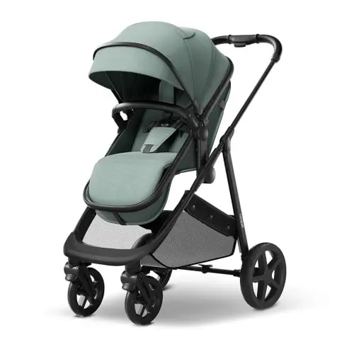 Mompush Wiz 2-in-1 Convertible Baby Stroller with Newborn Mode, Foldable Infant Stroller with Reversible Seat and Large UPF 50+ Canopy