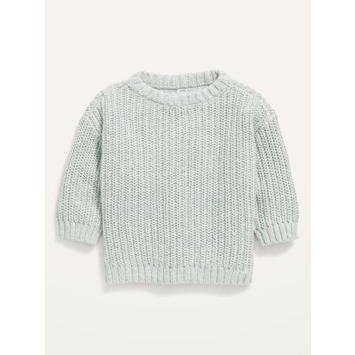 Unisex Shaker-Stitch Pullover Sweater for Baby