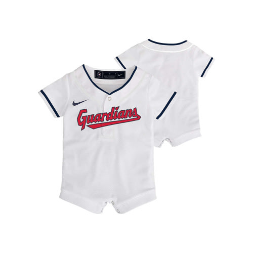 Nike Cleveland Guardians Baby White Home Replica Romper Jersey Baseball Jersey