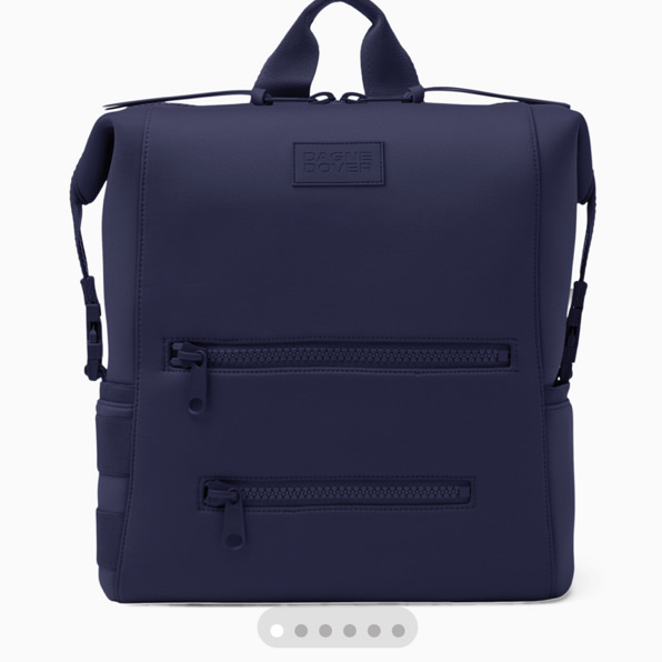 Indi Diaper Backpack in Storm, Medium