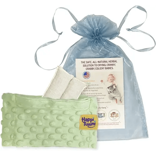 Happi Tummi Colic and Gas Relief for Babies and Infants- Heated Belly Wrap  for Newborns - Aromatherapy Wrap for Upset Tummy and Constipation :  : Health & Personal Care