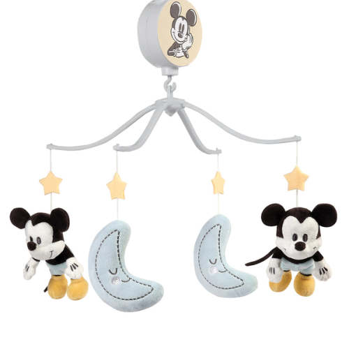 Disney Baby Moonlight Mickey Mouse Musical Baby Crib Mobile Soother – Lambs & Ivy