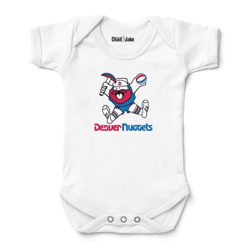 Denver Nuggets Chad & Jake Newborn & Infant Hardwood Classic Bodysuit - White