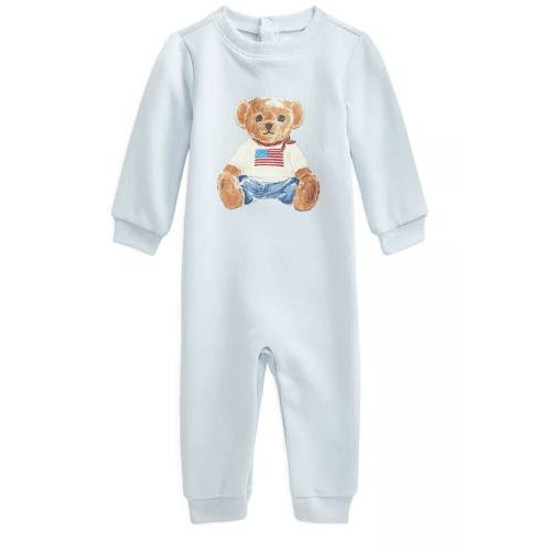 Polo Unisex Polo Bear Fleece Coverall - Baby