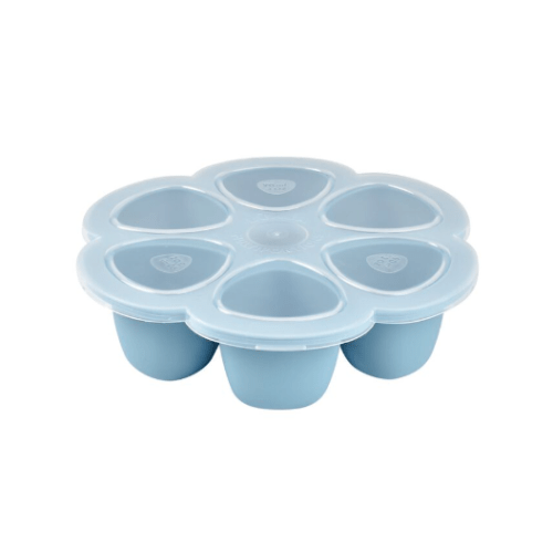 Silicone Multi-Portion Trays 6x3 oz. windy blue | BEABA | USA