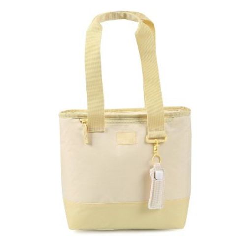 Fulton Bag Co. Lunch Tote with Lip Gloss Holder - Pastel Yellow