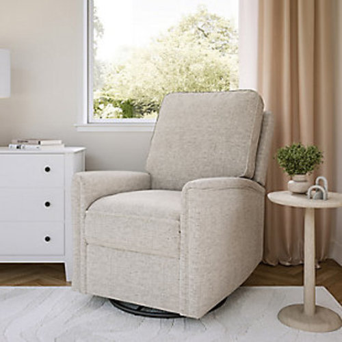 CorLiving Manual Swivel Glider Nursery Recliner