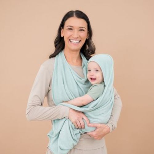 Kyte Baby Terry Apron Towel in Sage Sage