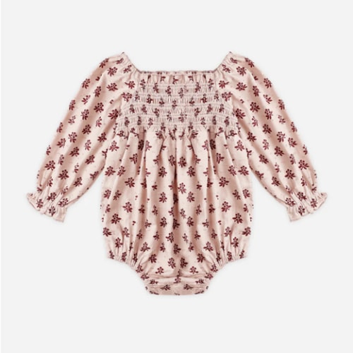 Cora Romper || Blush Fleur – Rylee + Cru