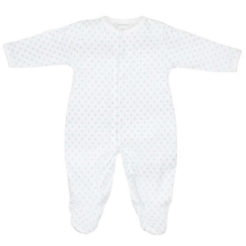 Elegant Square Printed Footie | Baby Boy