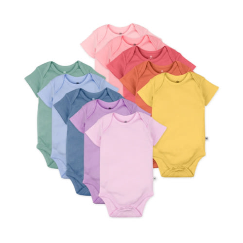10-Pack Organic Cotton Short Sleeve Bodysuits | Honest Baby Clothing