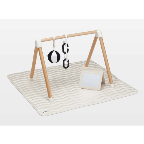 Lalo Oatmeal Wooden Baby Play Gym