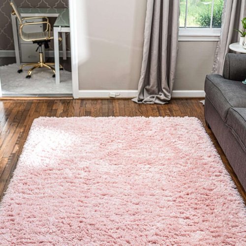 Hermina Light Pink Area Rug