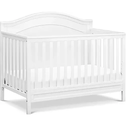 DaVinci Charlie 4-in-1 Convertible Crib in White, Greenguard Gold Certified