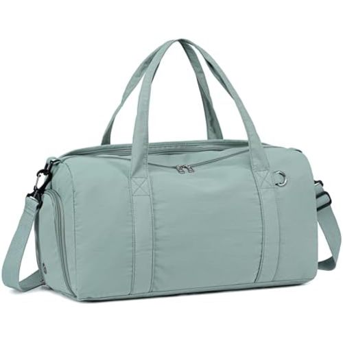 BLUBOON Duffle Bag Girls Kids Cute Gym Bag with Shoes Compartment & Wet Separation Water Resistant Sports Overnight Travel Bag