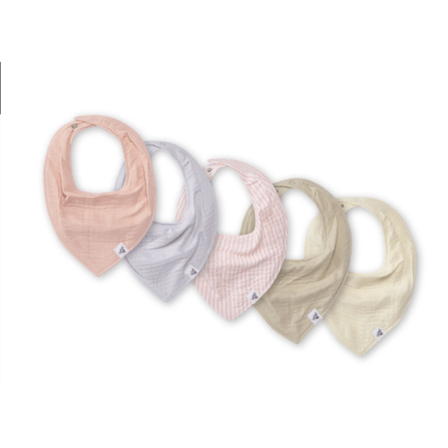 Organic Cotton Baby Bandana Bibs
