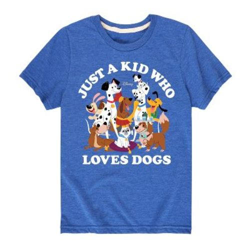 Boys' Disney Cats & Dogs Short Sleeve Graphic T-Shirt - Royal Blue - 3T