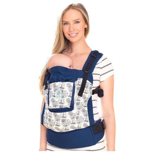 LÍLLÉbaby 4-in-1 Essentials Original Ergonomic Baby & Child Carrier, Blue Maritime - 100% Cotton