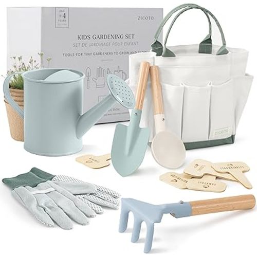 ZICOTO The Ultimate Kids Gardening Set – The Perfect Toddler Gardening Set with Durable and Safe Tools for Endless Outdoor Fun - Great for Gifting to Spark Joy & Creativity in Your Little Gardener