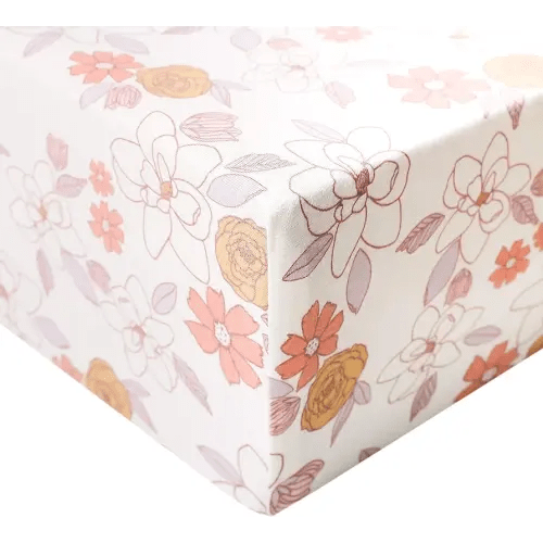 Premium Knit Baby Crib Sheets for Boys and Girls by Copper Pearl: Breathable and Soft, Fitted Crib Sheets for Standard Baby Mattresses, Crib Sheet for Baby Registry or Shower Gift, Ferra