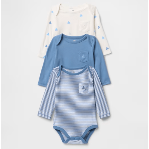 Baby First Favorites Organic Cotton Bodysuit (3-Pack) | Gap