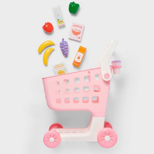 Shopping Cart And Accessories Playset - Gigglescape™