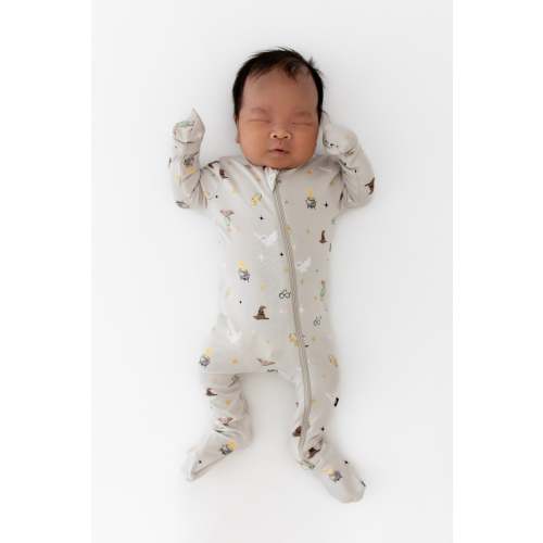 Zippered Footie in Starry Icon