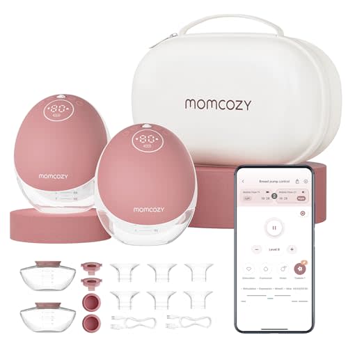 Momcozy M9 Wearable Electric Breast Pump with Smart App - Double