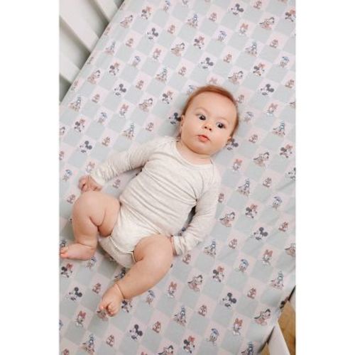 Copper Pearl Premium Crib Sheet - Mickey Mouse & Friends