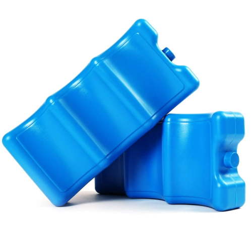2 Pack Ice Packs for Lunch Boxes Coolers, Breastmilk Bottle Storage, Lunch Box, Insulated Contoured Freezer Pack, Long Lasting Reusable Cool Pack for Beer Soda, Camping Beach Picnic, Blue