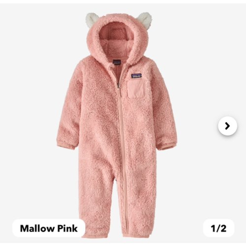 Patagonia Baby Furry Friends Fleece Bunting