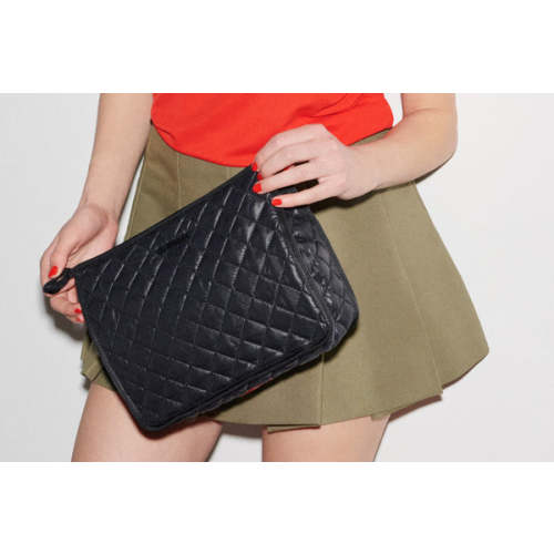 Large Black Clutch Bag | MZ Wallace