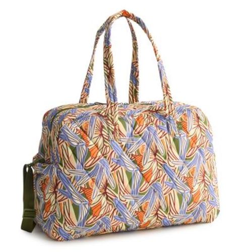 Vera Bradley Women's Outlet Ultralight Large Weekender Travel Bag Dragonfly By