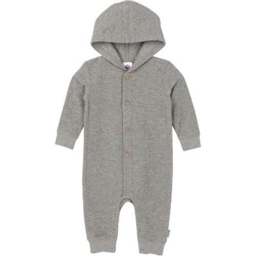 Gerber Baby Boys' Hooded Romper, Blue, 6-9 Months