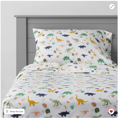 Dinosaur Microfiber Kids' Sheet Set - Pillowfort™