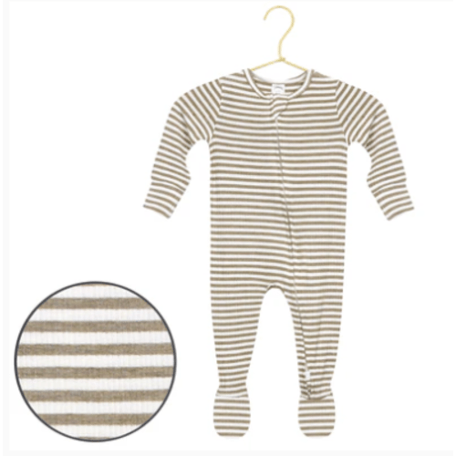 Indy Ribbed Zipper Footies