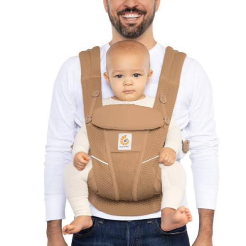 Ergobaby Omni Breeze, Onyx Black/Camel Brown