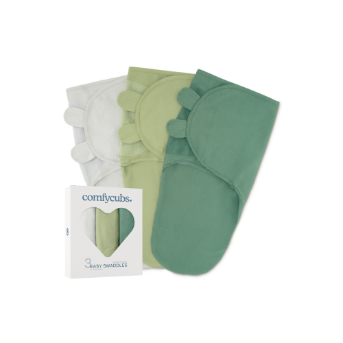 Easy Swaddle Blankets - Pack of 3, Small/Medium