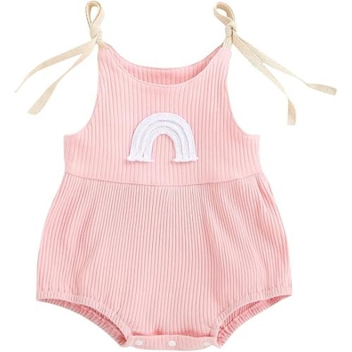 Infant Newborn Baby Girl Floral Romper Kids Spaghetti Strap One Piece Jumpsuit Shorts Toddler Summer Overall Clothes