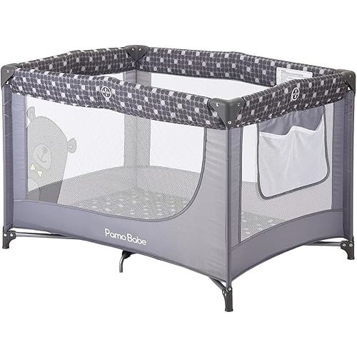 Pamo Babe Parc bébé portable avec matelas et sac de rangement