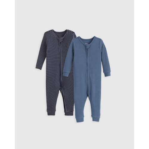 The Softest Rib One Piece Pajamas 2-Pack- Baby Boy