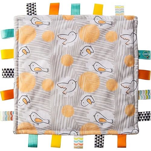 Taggies Original Blanket, 12 X 12", Comfy Birds (41510)