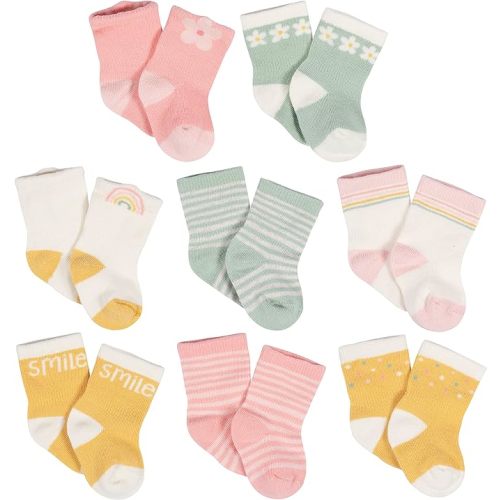 Gerber Unisex Baby 8-Pair Wiggle-Proof Sock