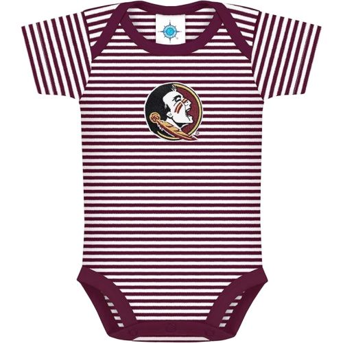 Creative Knitwear College Baby NCAA Infant Striped Bodysuit